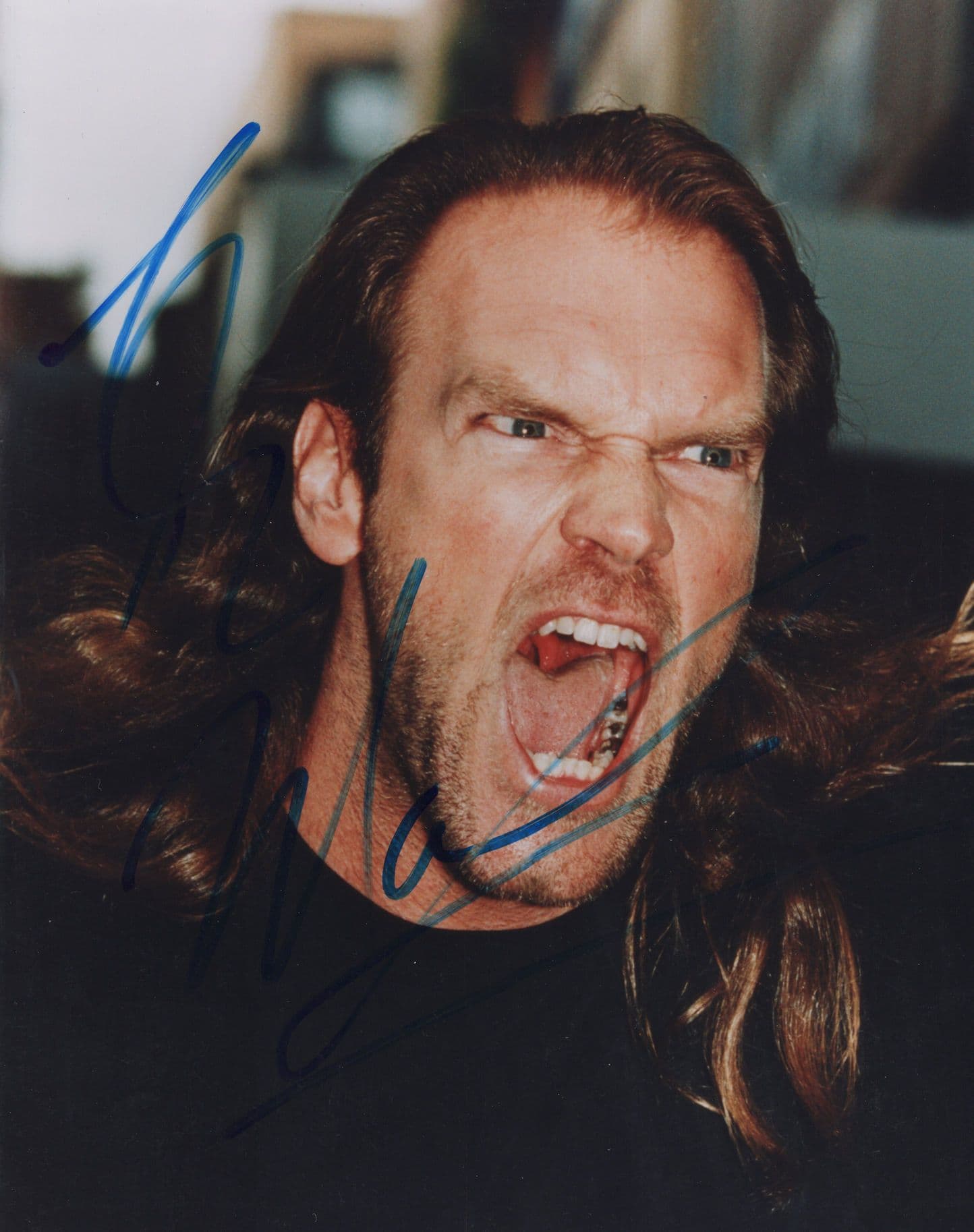 Tyler Man Sabretooth in X-Men Troy Halloween 10x8 Hand Signed Photo