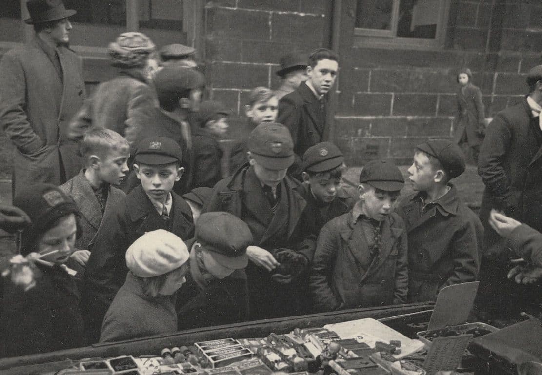 Tyneside 1938 BBC Hulton Picture Library School Children Postcard