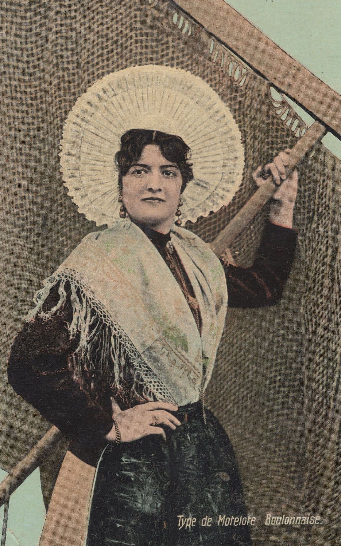 Type De Motelote Antique French Boulonnaise Glamour Postcard