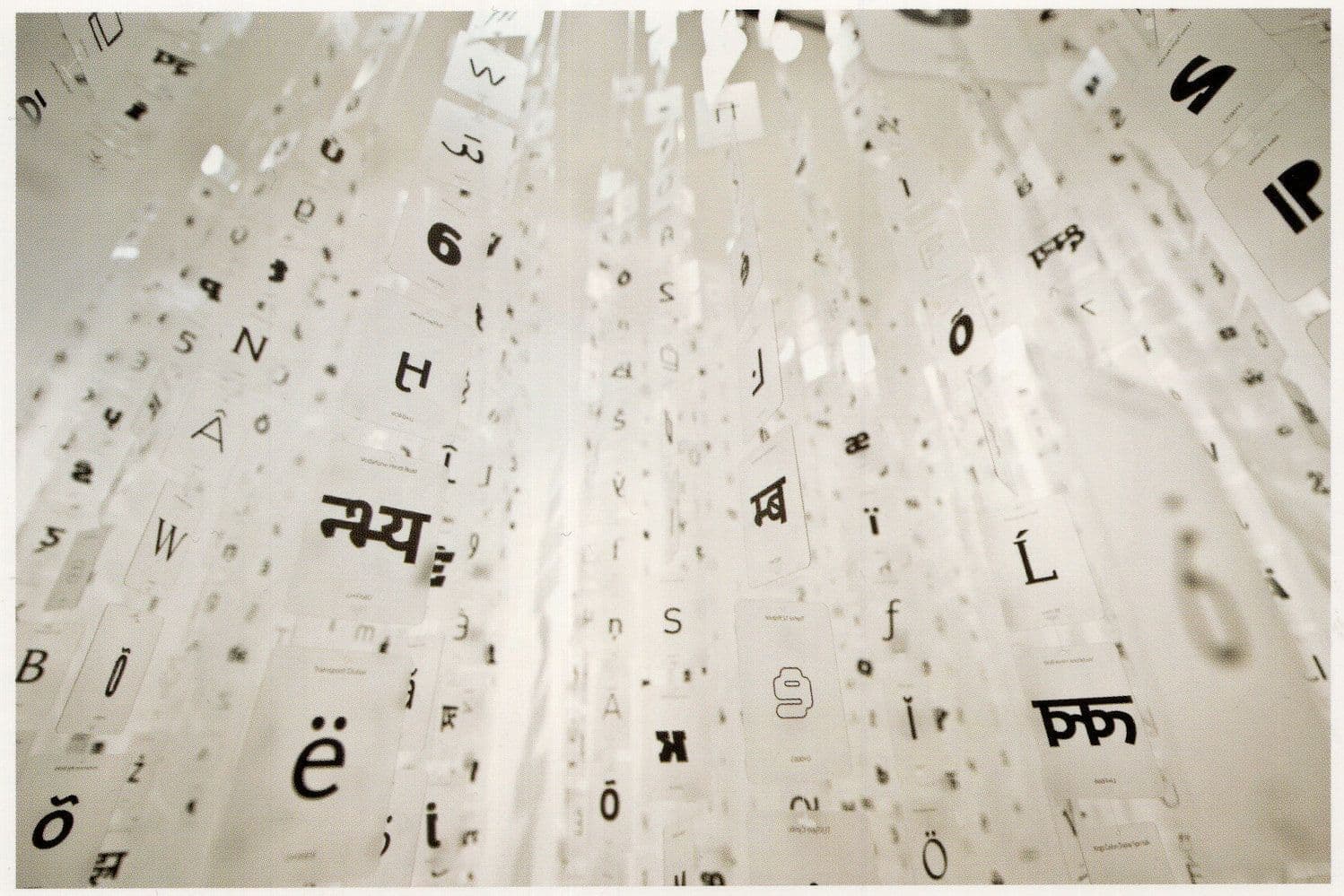 Typography Dalton Maag Swedish Typewriter Typeface Display Postcard