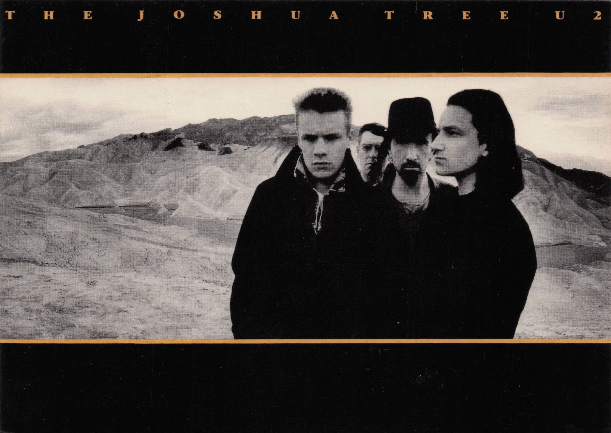 U2 Bono Joshua Tree Original Poster Music Photo Postcard