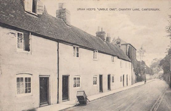 Umble Ome Chantry Lane Cantebury Uriah Keeps Kent Antique Postcard