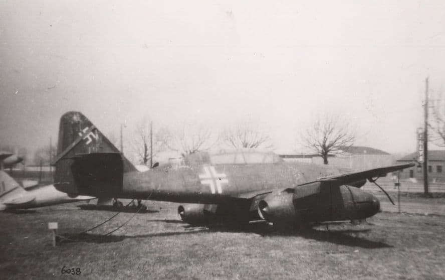 Unidentified German Military Bomber Plane Swastika Real Photo PB Postcard