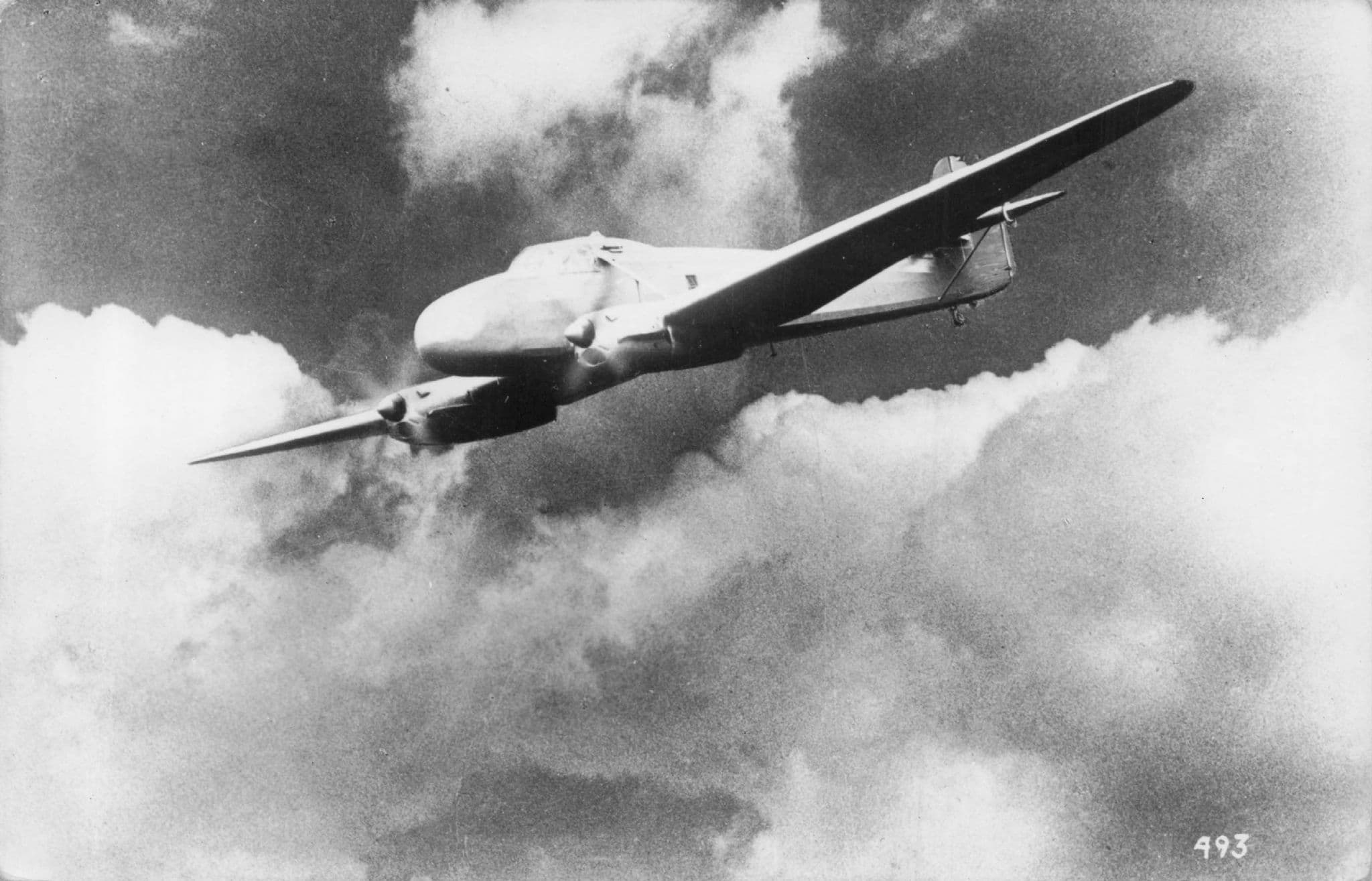 Unidentified Military Plane Aircraft Real Photo Postcard