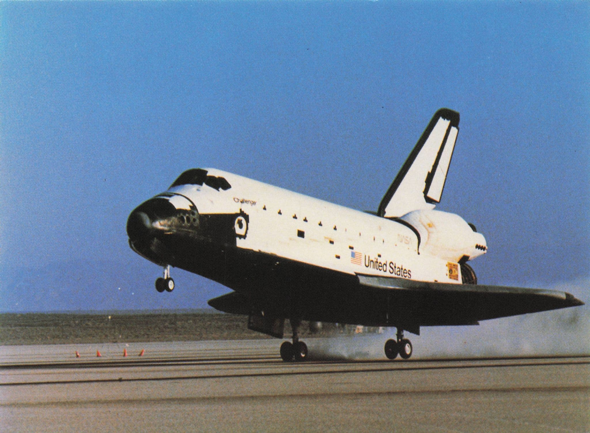 United States Shuttle Landing NASA Space Centre Postcard