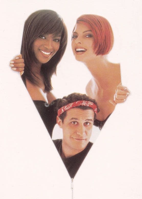 Unzipped Naomi Campbell Cindy Crawford Movie Gala Poster Postcard