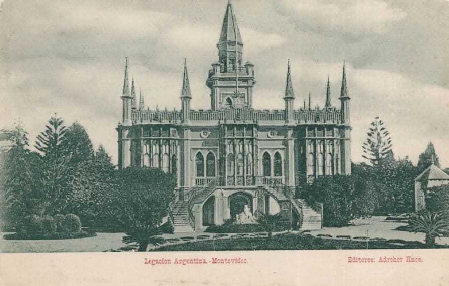 Uruguay Montevideo Legacion Uruguay Antique Postcard