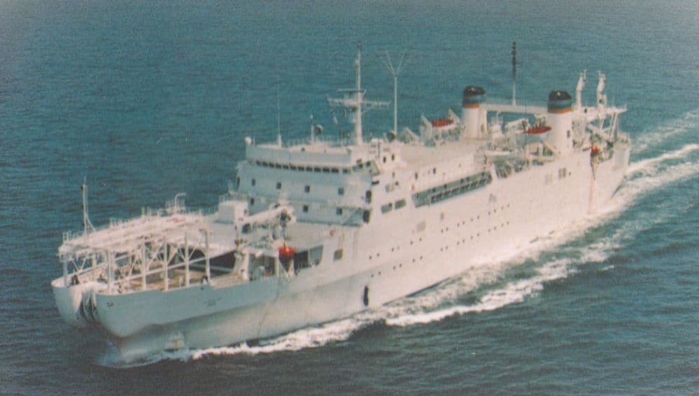 USNS Zeus T-ARC 7 Cable Navy Ship Postcard