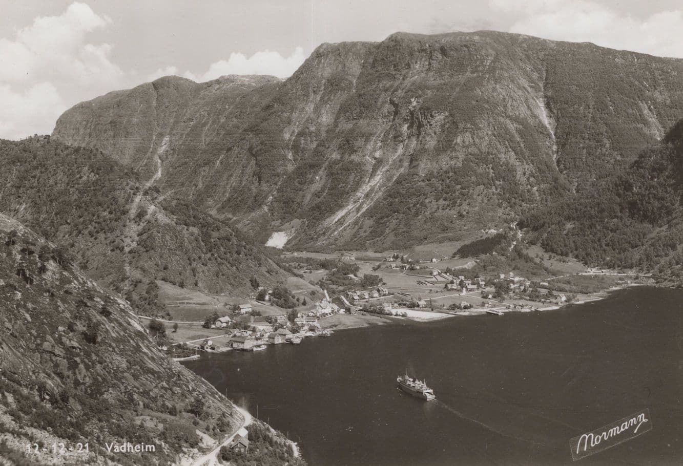 Vadheim Norway Real Photo Old Postcard