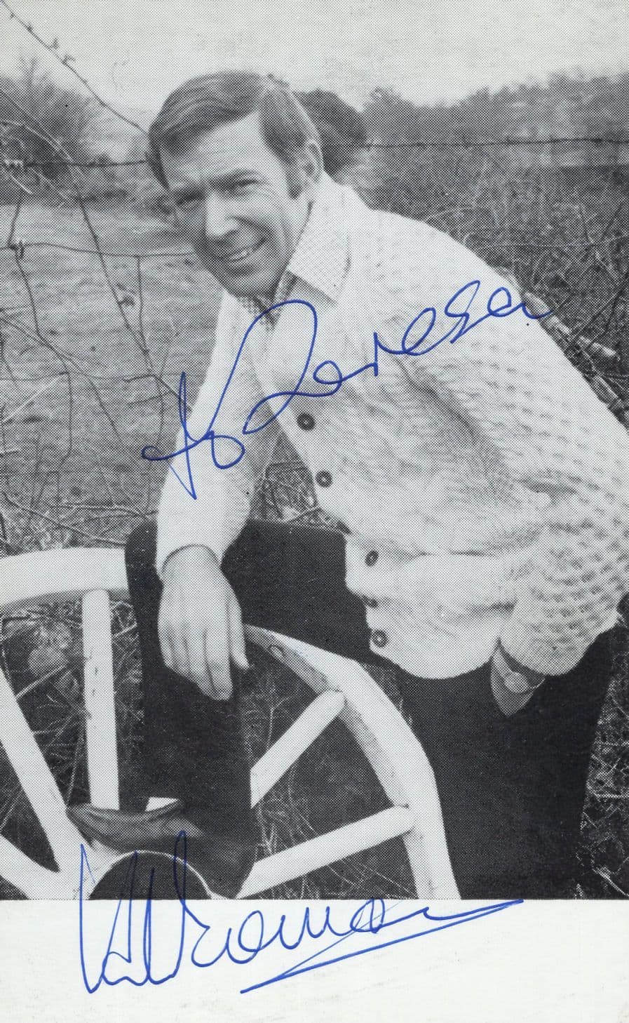 Val Doonican Stunning Vintage Hand Signed Photo