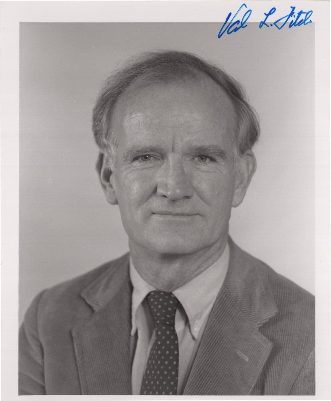 Val Logsdon Fitch American Nuclear Physicist Hand Signed Photo & MORE