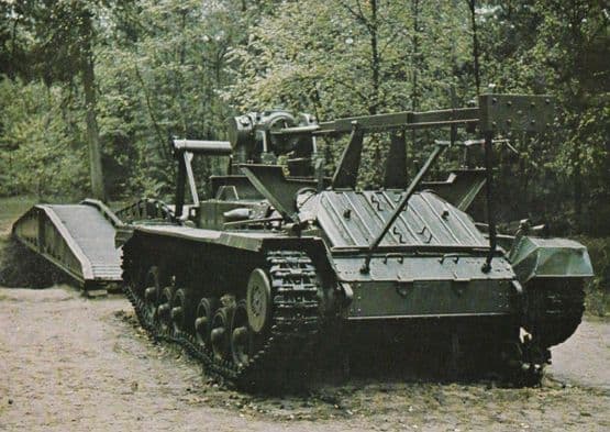 Valentine Tank Mark 2 Bridgelayer British Army Military Tank Rare Postcard