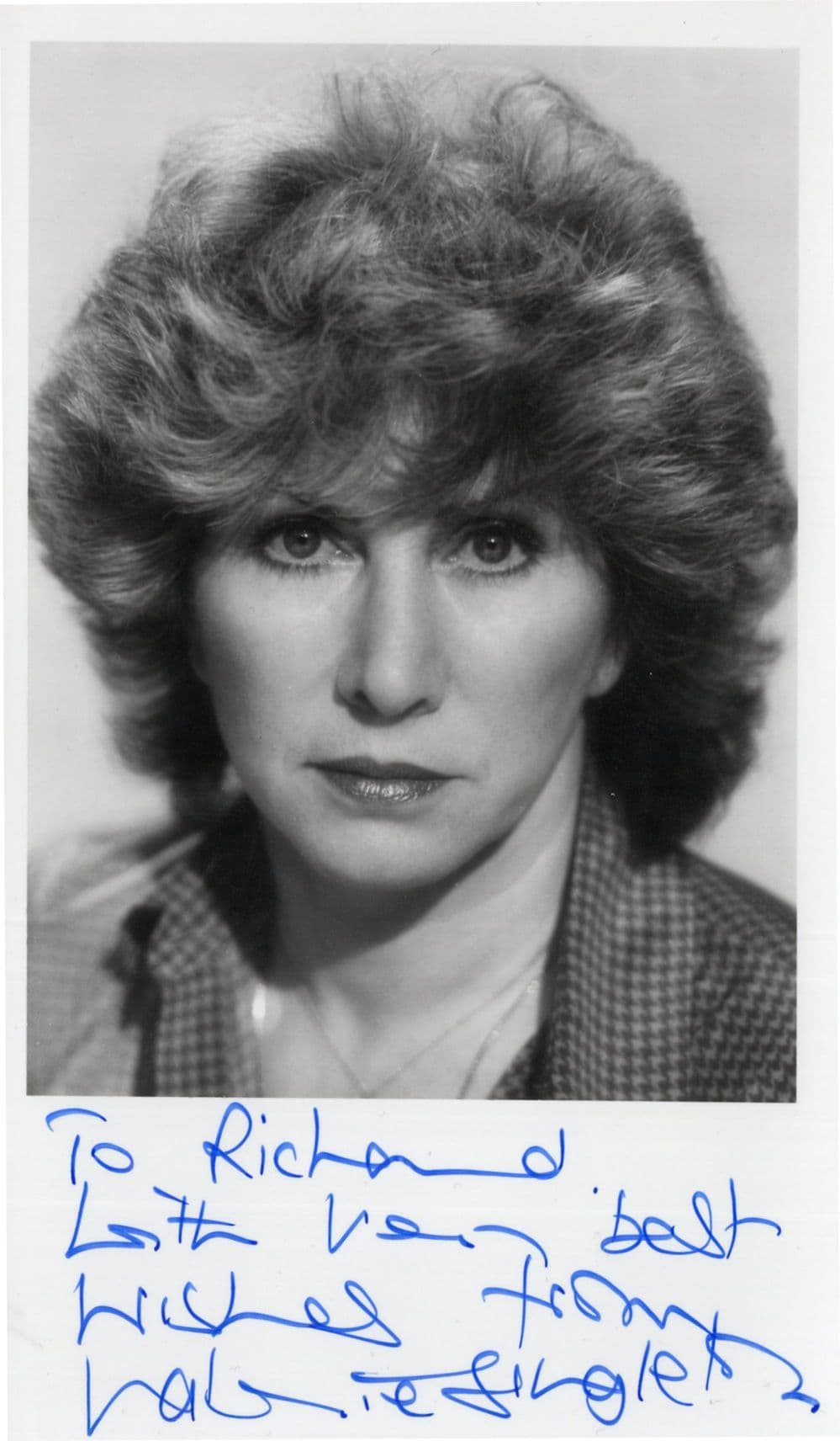 Valerie Singleton Blue Peter Hand Signed Photo