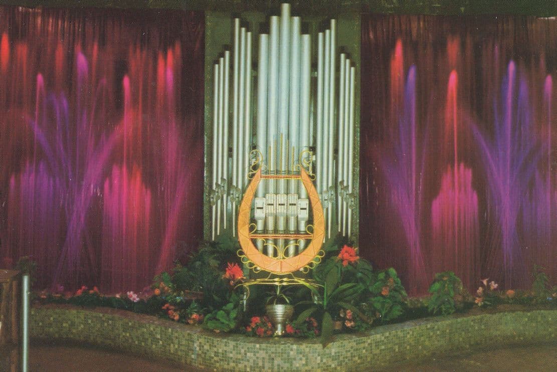 Valkenburg Geul Waterorgel Water Restaurant German Postcard