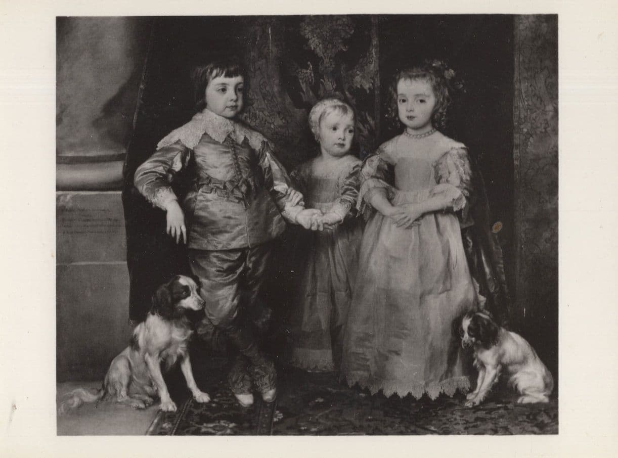 Van Dyck The Three Eldest Children Of Charles 1st RPC Postcard
