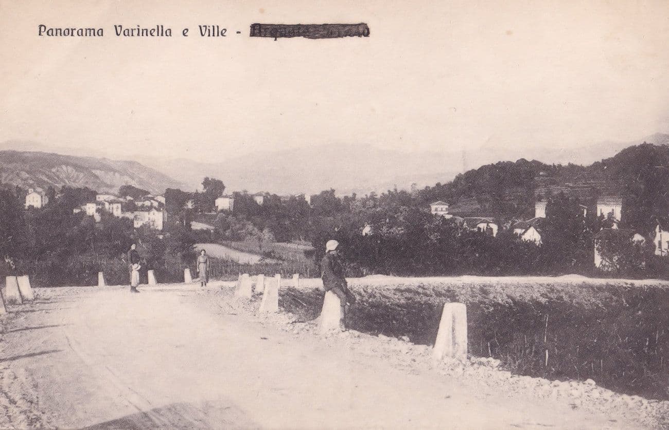 Varinella Italy Santa Marinella Panorama Antique Italian Postcard