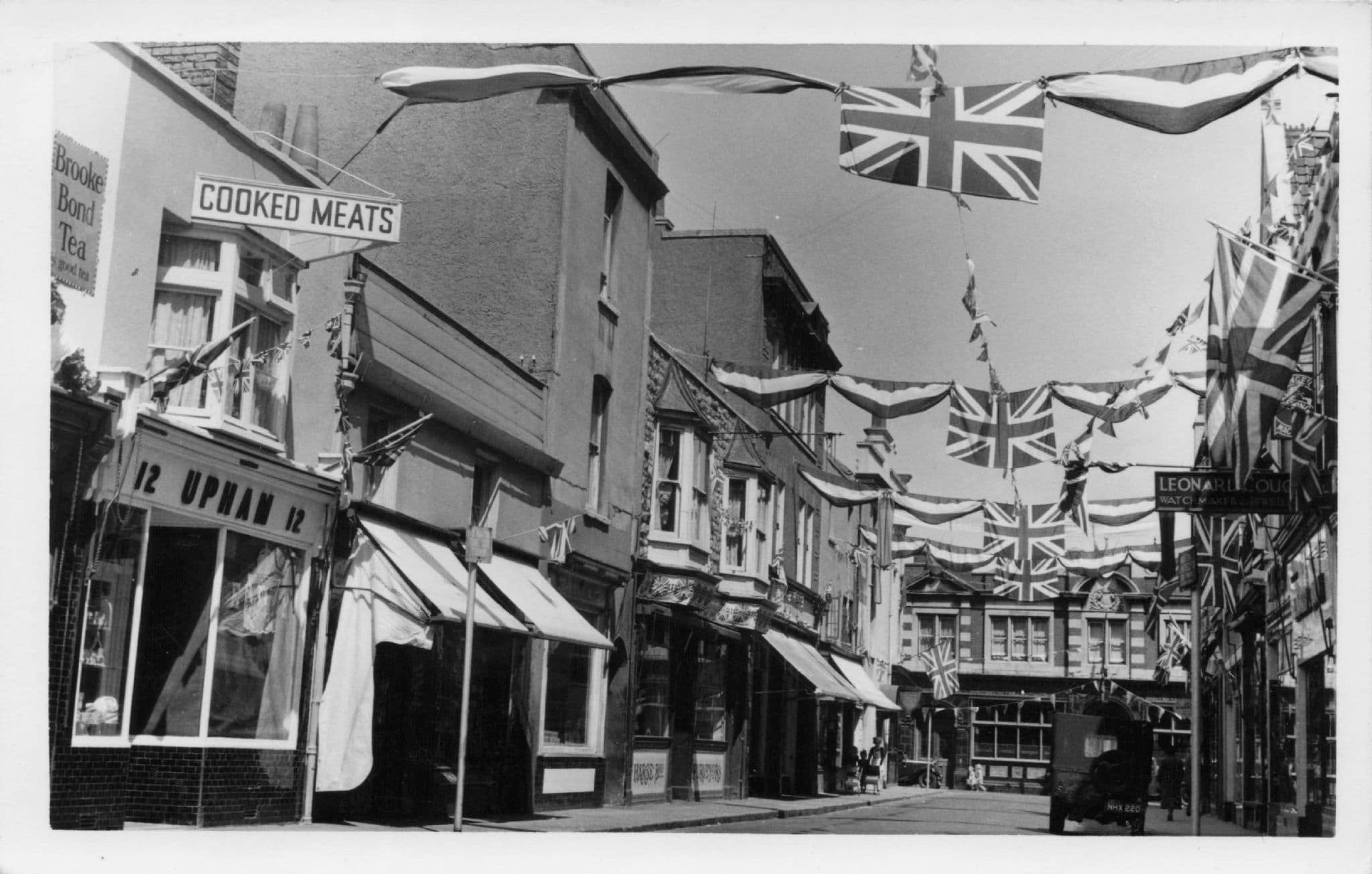 VE Day WW2 Plain Back Real Photo Military UK PB Postcard