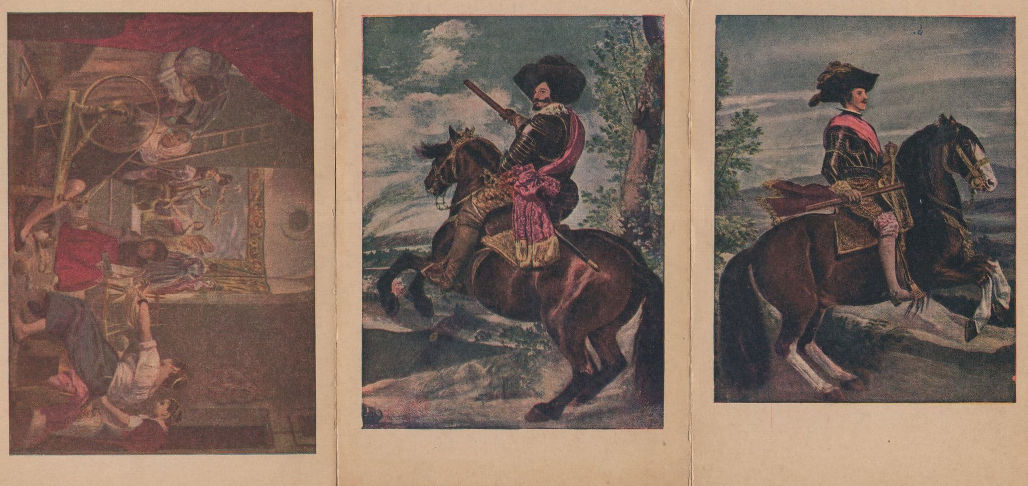 Velazquez Spanish Cavalier 3x Antique Painting Postcard s