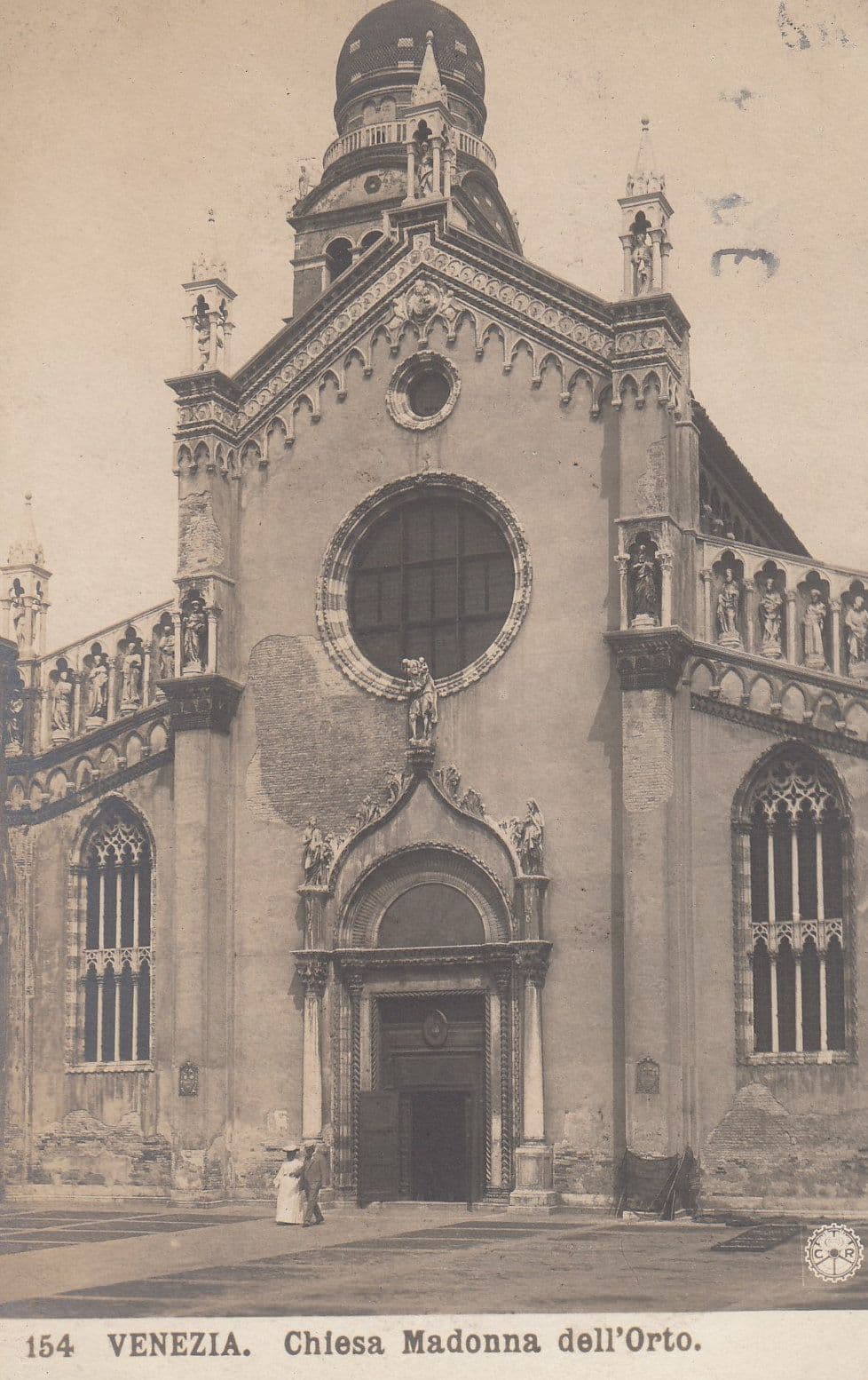 Venezia Church Of The Madonna Of Ortho Chiesa Dell Orto Postcard