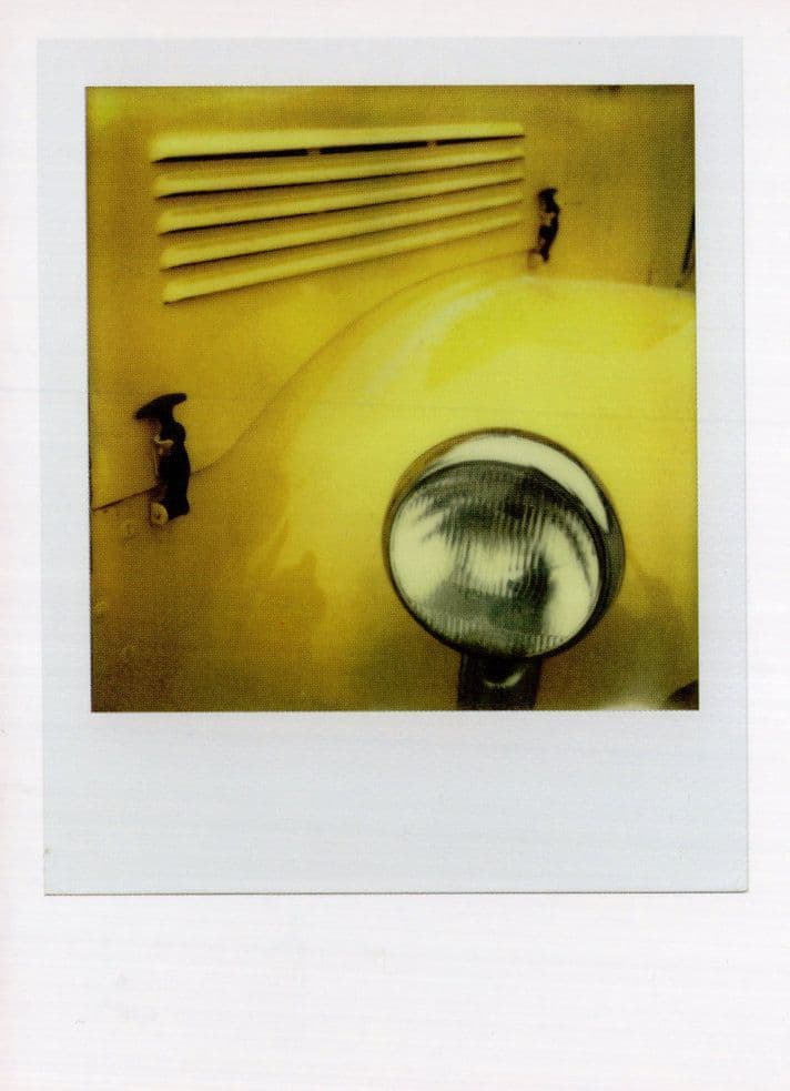 Ventilator Shaft Classic Car Bonnet Headlight Award Analog Film Postcard