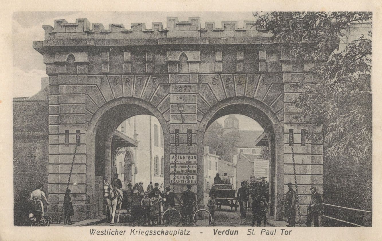 Verdun St Paul Tor Bicycles Antique French Postcard