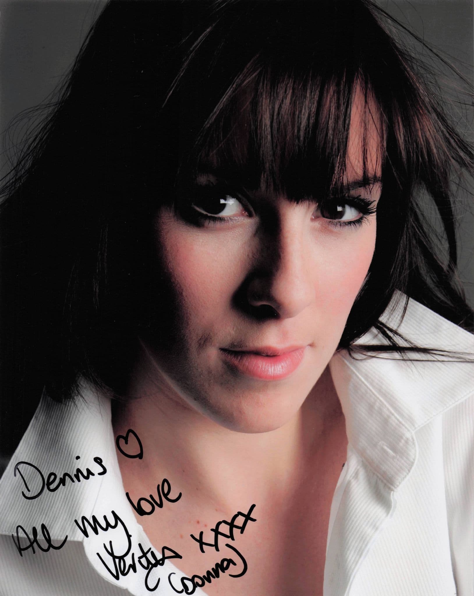 Verity Rushworth as Donna Windsor Emmerdale Large Sexy 10x8 Hand Signed Photo