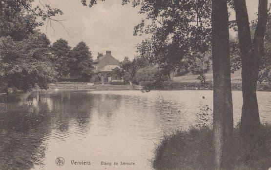 Verviers Etang De Seroule Antique French Postcard