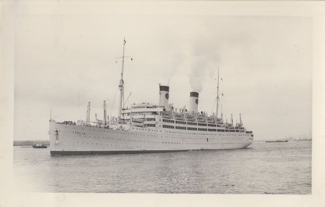Vibran Cargo 1950s Norway Ship Vintage Rare Photo