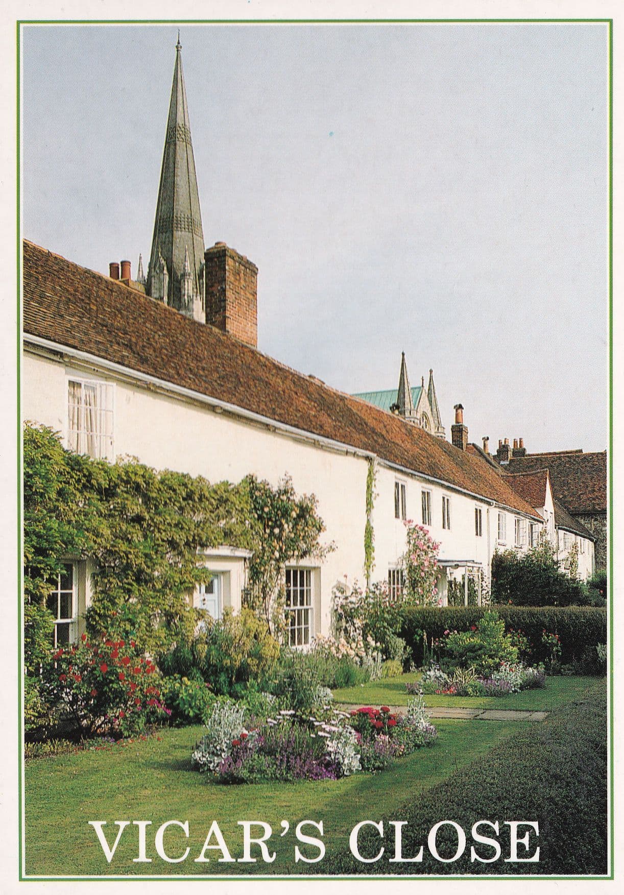 Vicars Close Chichester Postcard