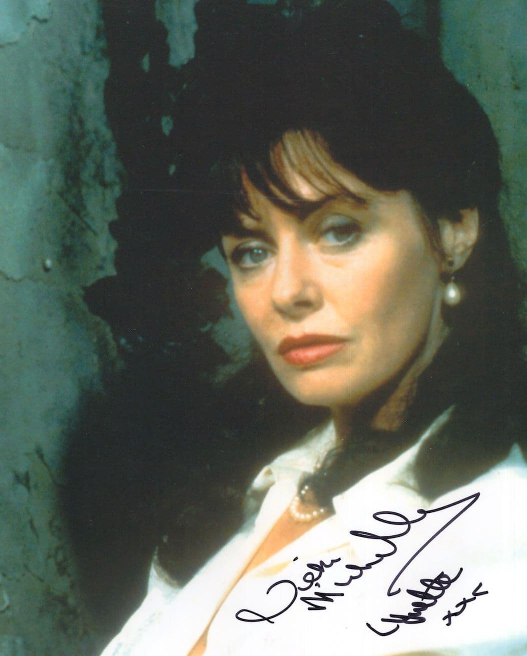Vicki Michelle Allo Allo Stunning Glamour 10x8 Hand Signed Photo