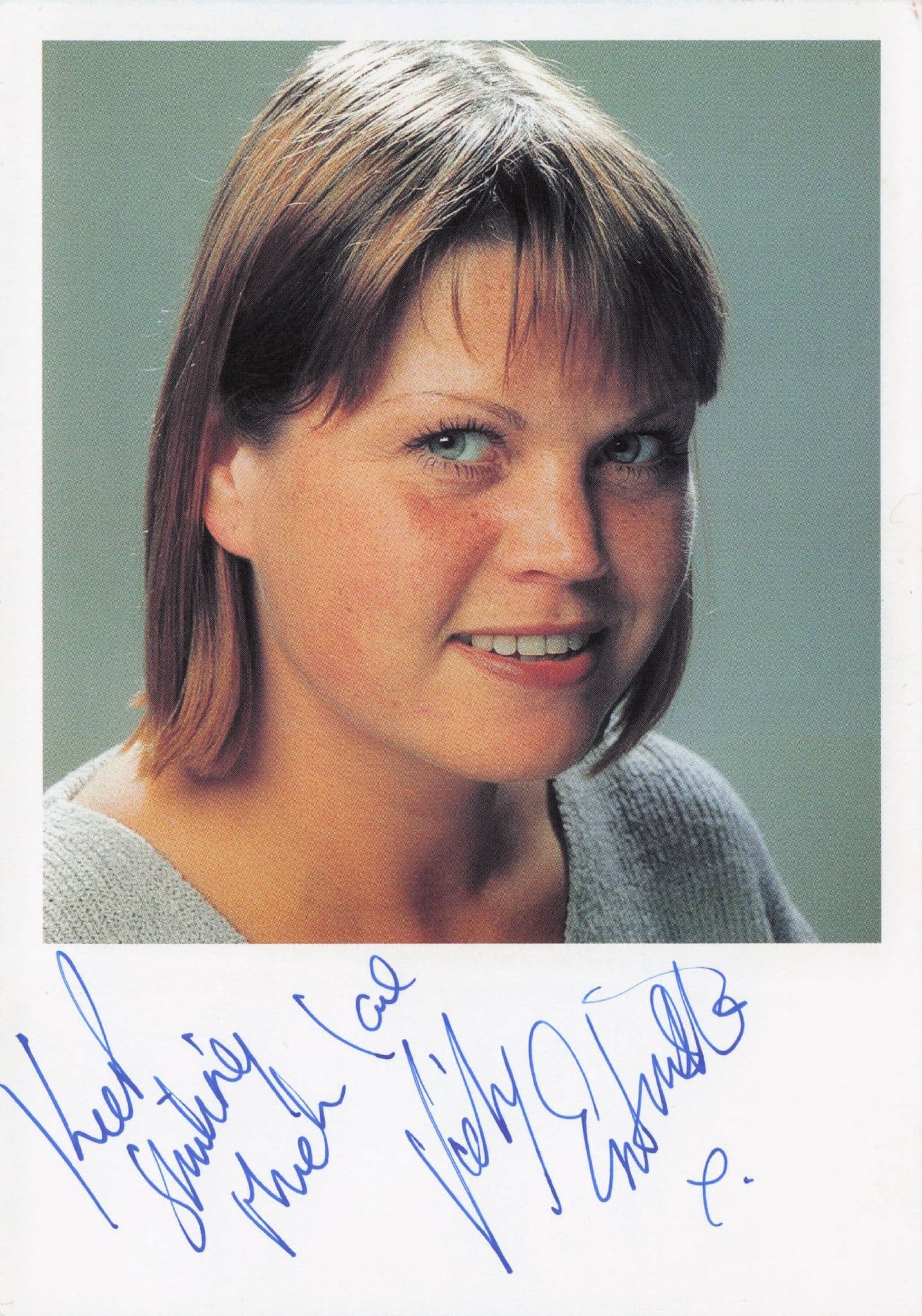 Vicky Entwistle Coronation Street Hand Signed Cast Photo