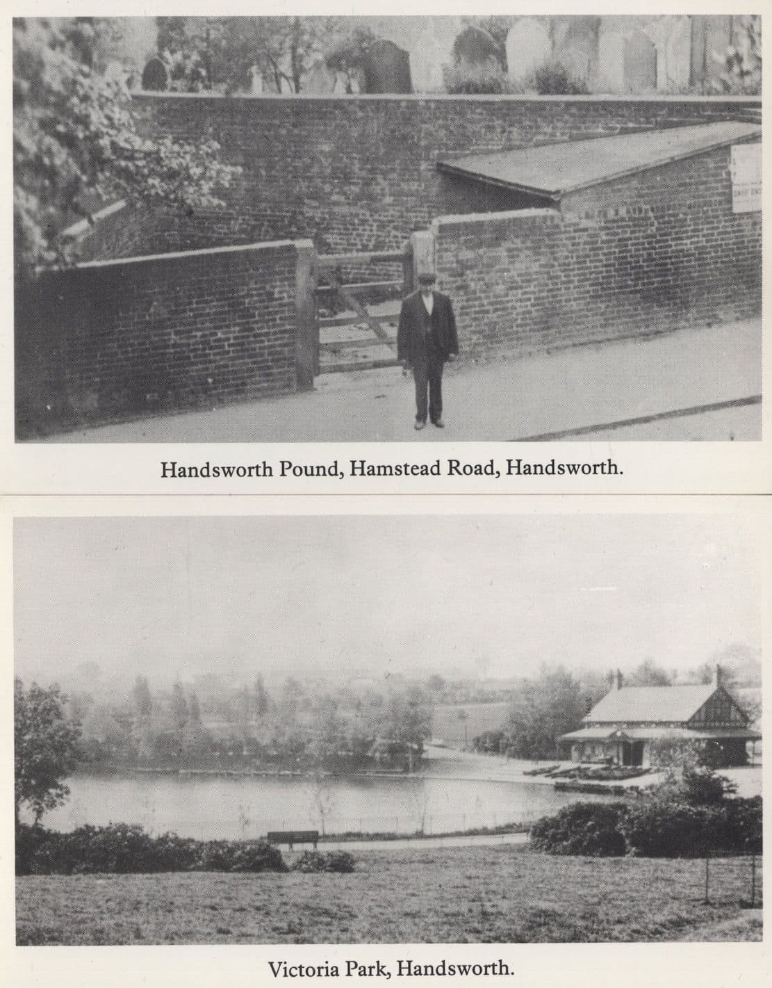 Victoria Park Hamstead Road Pound Handsworth Bucks 2x PB Postcard s