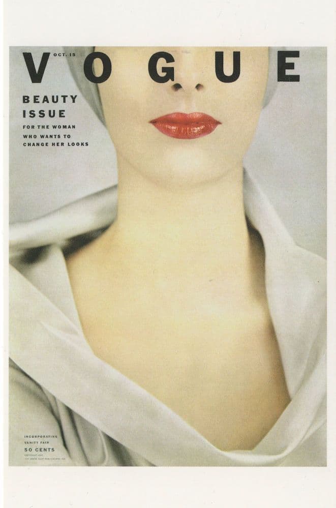 Victoria Von Hagen Vogue Magazine 1952 Photo Postcard