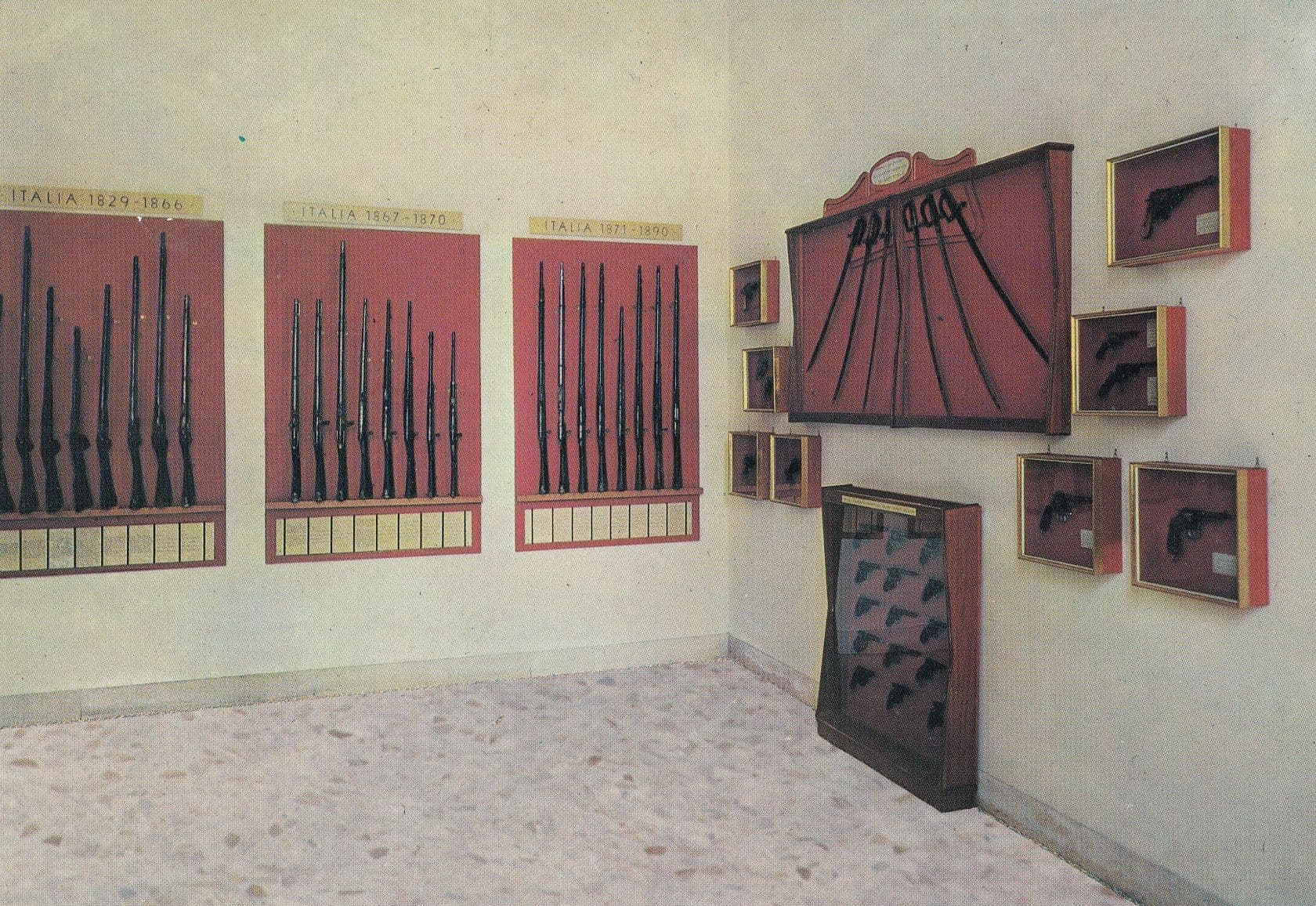 Victorian 1800s Guns Weapons Italian Military Museo Storico Della Fanteria Postcard