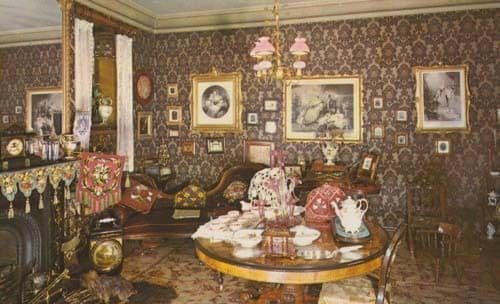 Victorian Parlour The Castle Museum York Yorkshire Rare 1970s Mint Postcard