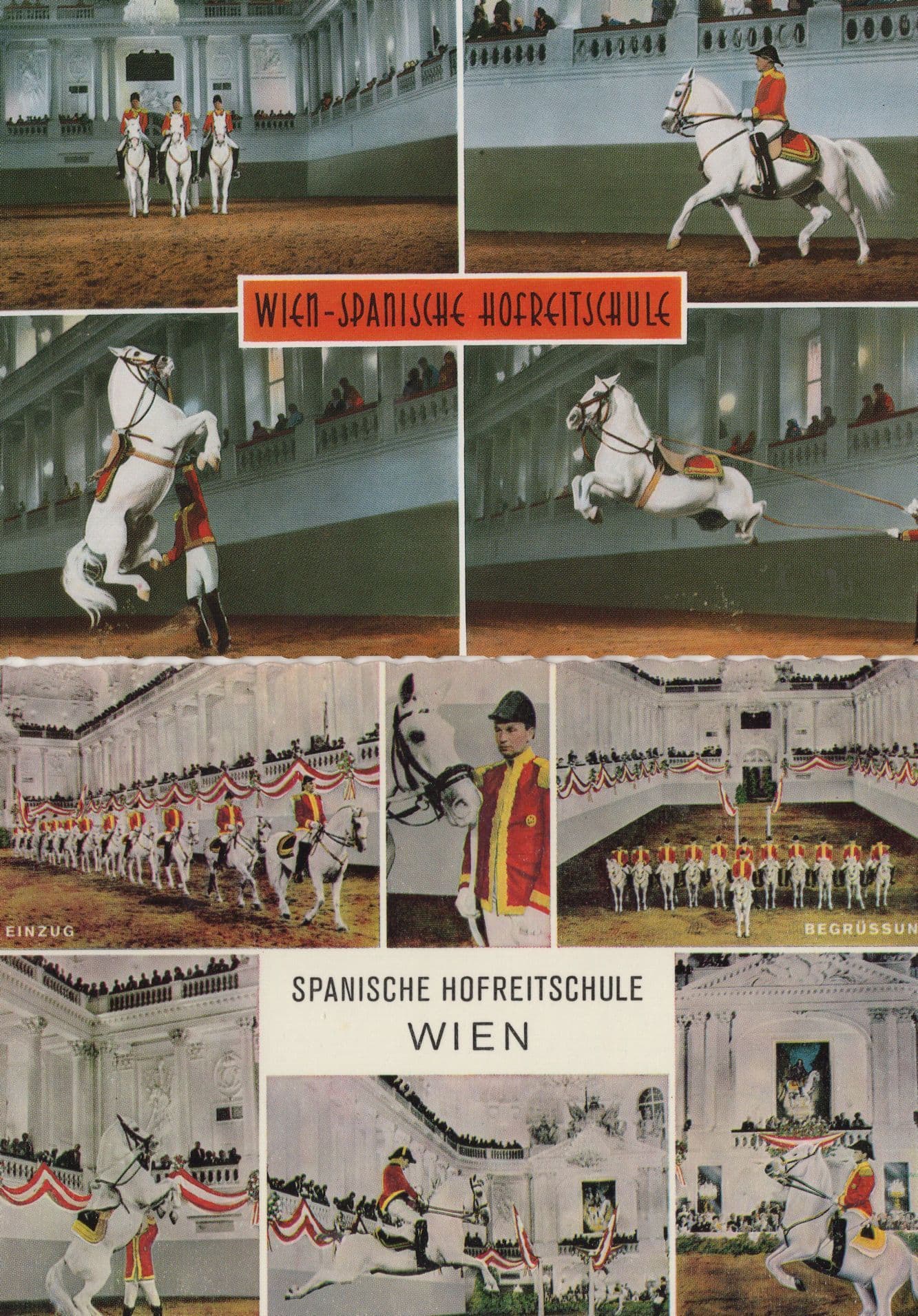 Vienna School Of Riding Austria 2x Postcard s 10 Views