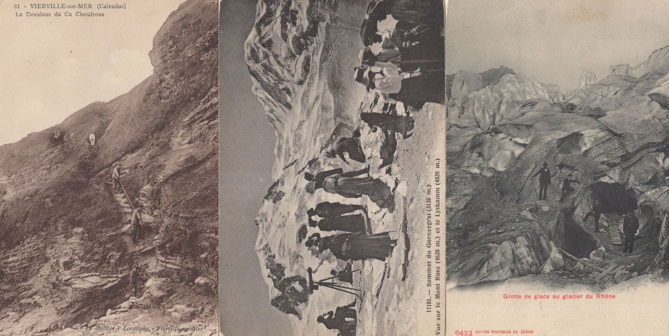 Vierville Sur Mer Mountain Climbing 3x French Old Postcard s