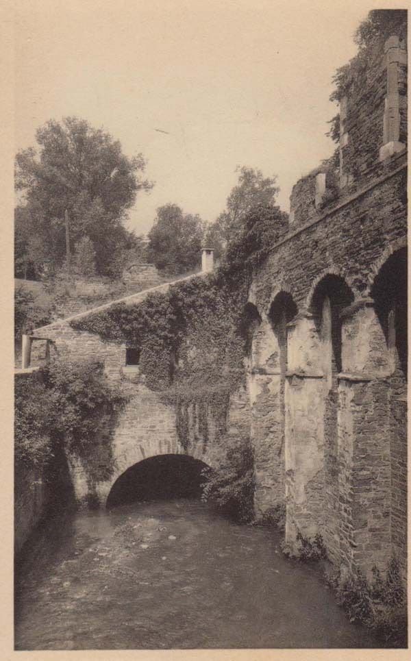 Villers Abbey Abbaye The Prison Prisons Antique Belgium Postcard