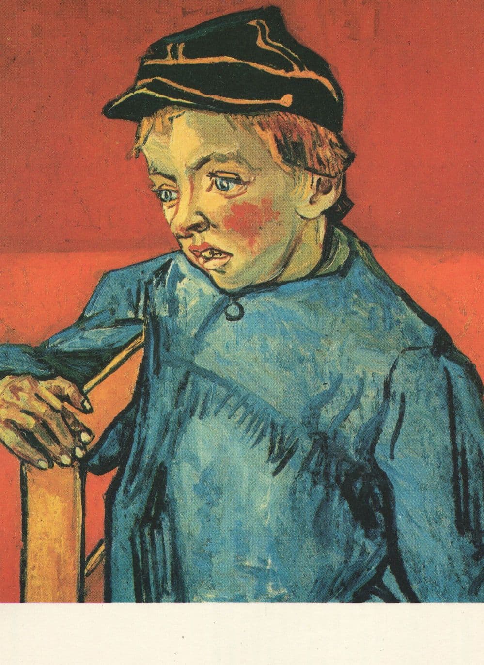 Vincent Van Gogh The Schoolboy Rare Italian Painting Postcard
