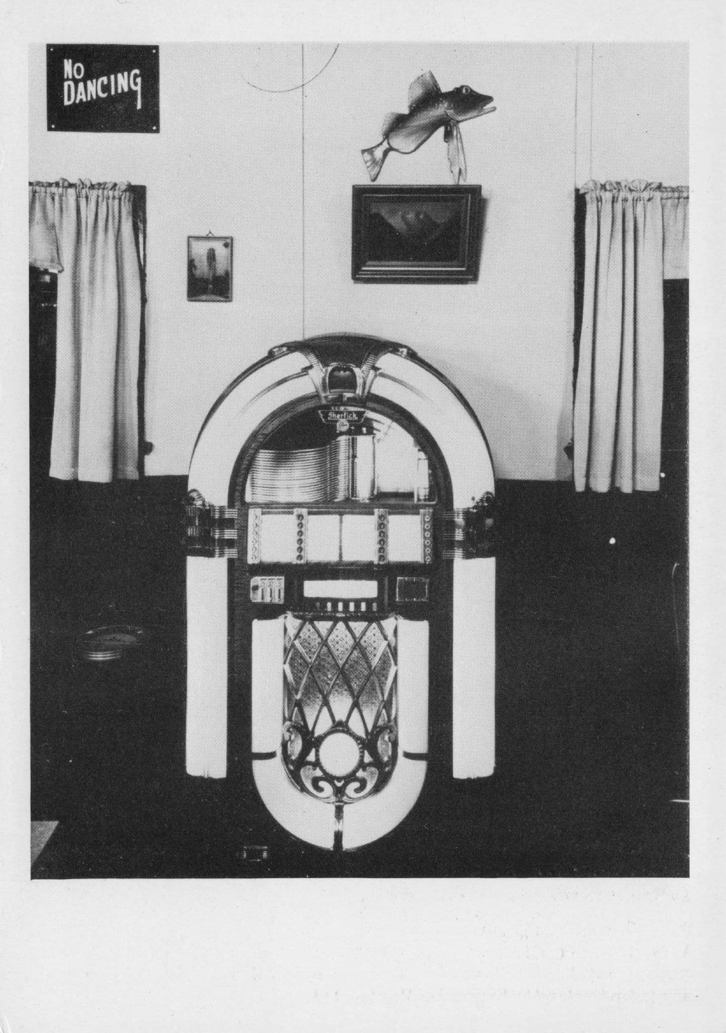 Vintage Jukebox Southern Indiana American Photo Postcard