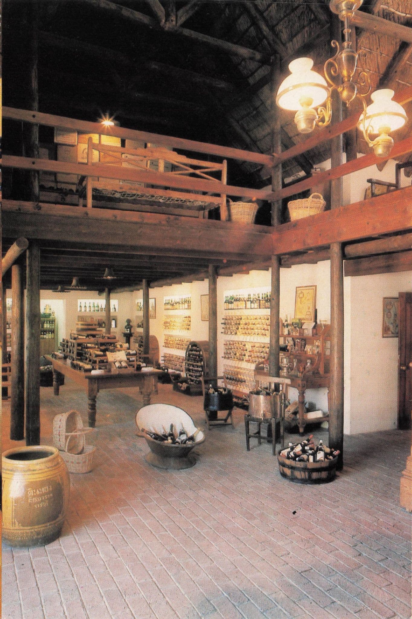 Vintage Wine Cellar Club Lanzerac Stellenbosch Hotel South Africa Postcard