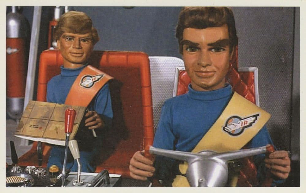 Virgil & Gordon Tracy in Thunderbirds TV Show Postcard