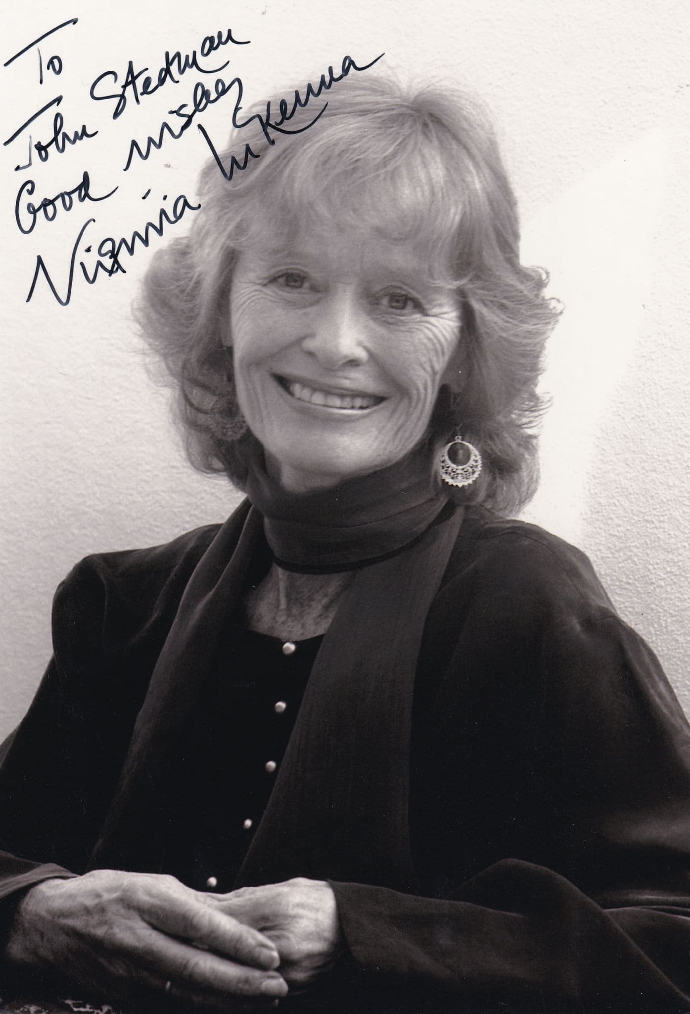 Virginia McKenna Born Free Film Stunning Large Hand Signed Photo