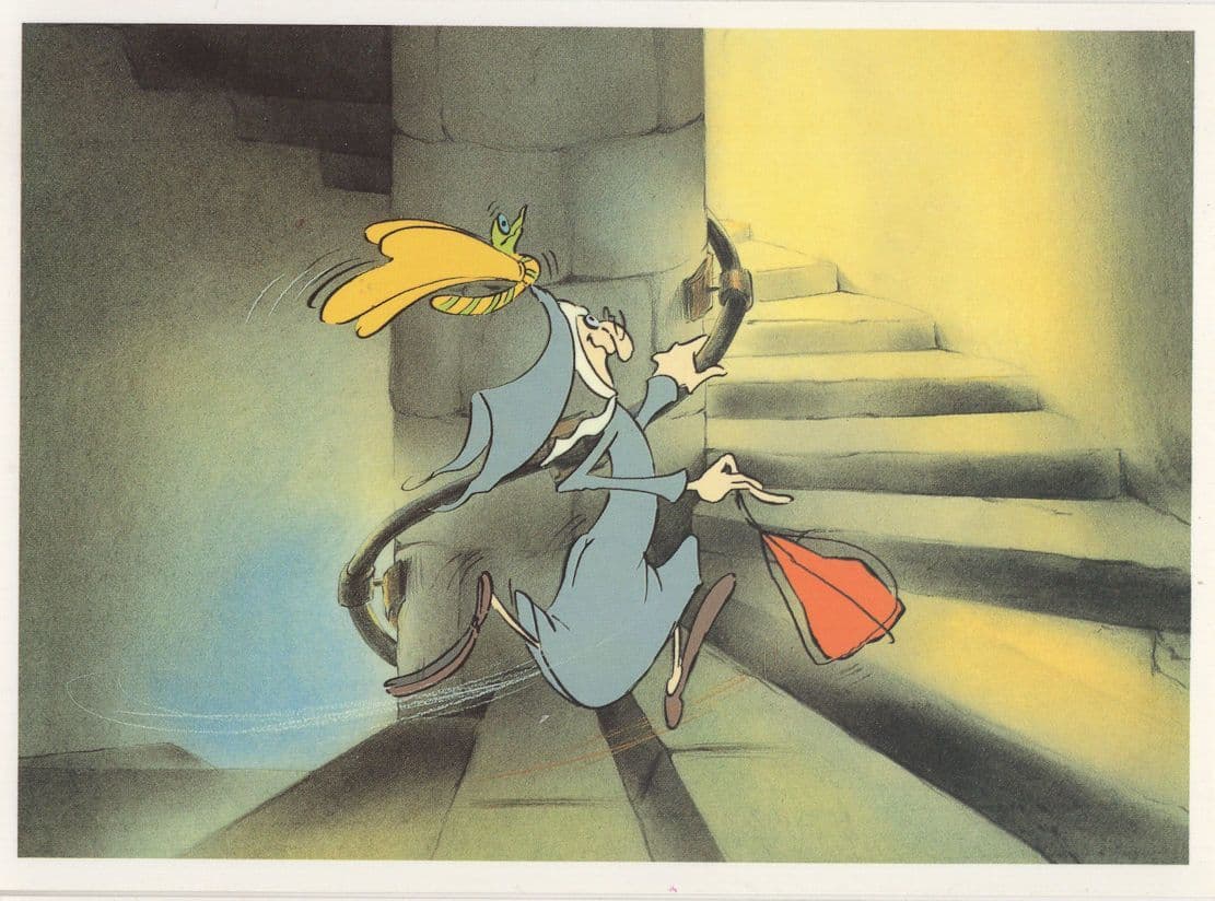 Vol Van Gratie Holland Risque Animated Cartoon Postcard