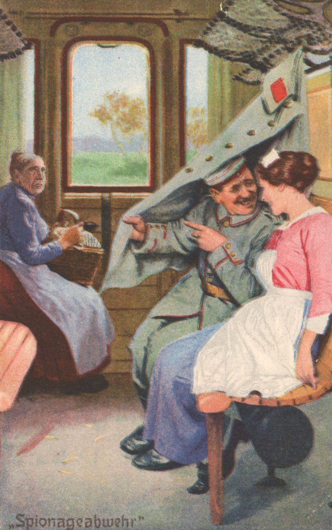 Volkerkrieg 1914 1915 Wieder Daheim German WW1 Postcard