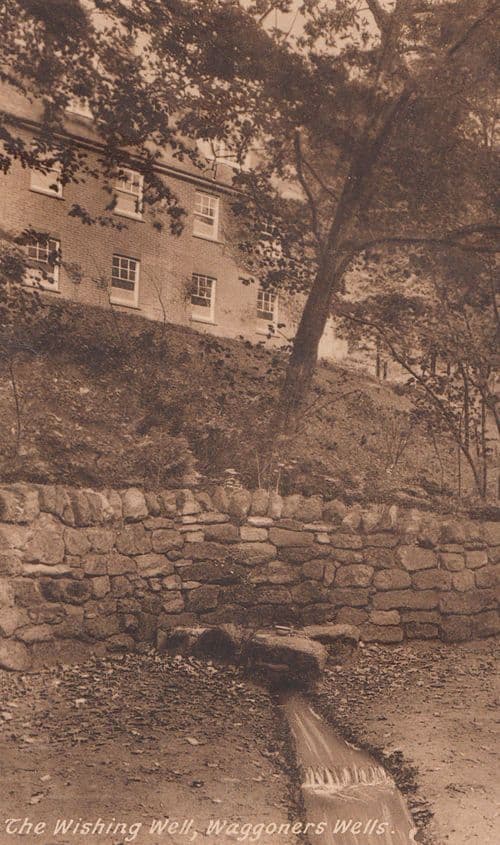 Waggoners Wishing Well Wells Surrey Antique Postcard