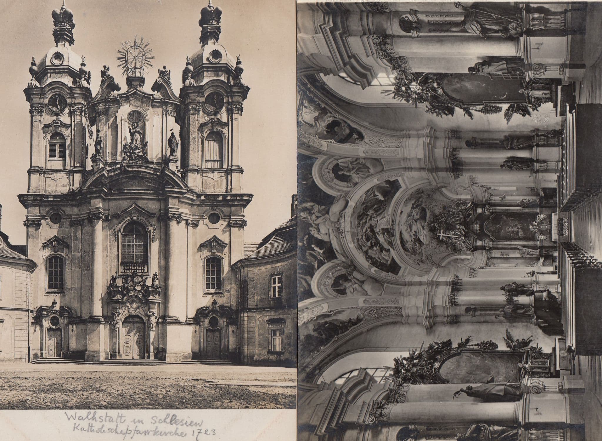Wahlstatt In Schlesien Kath Pfarrkirche Kath Kirche 2x Postcard s