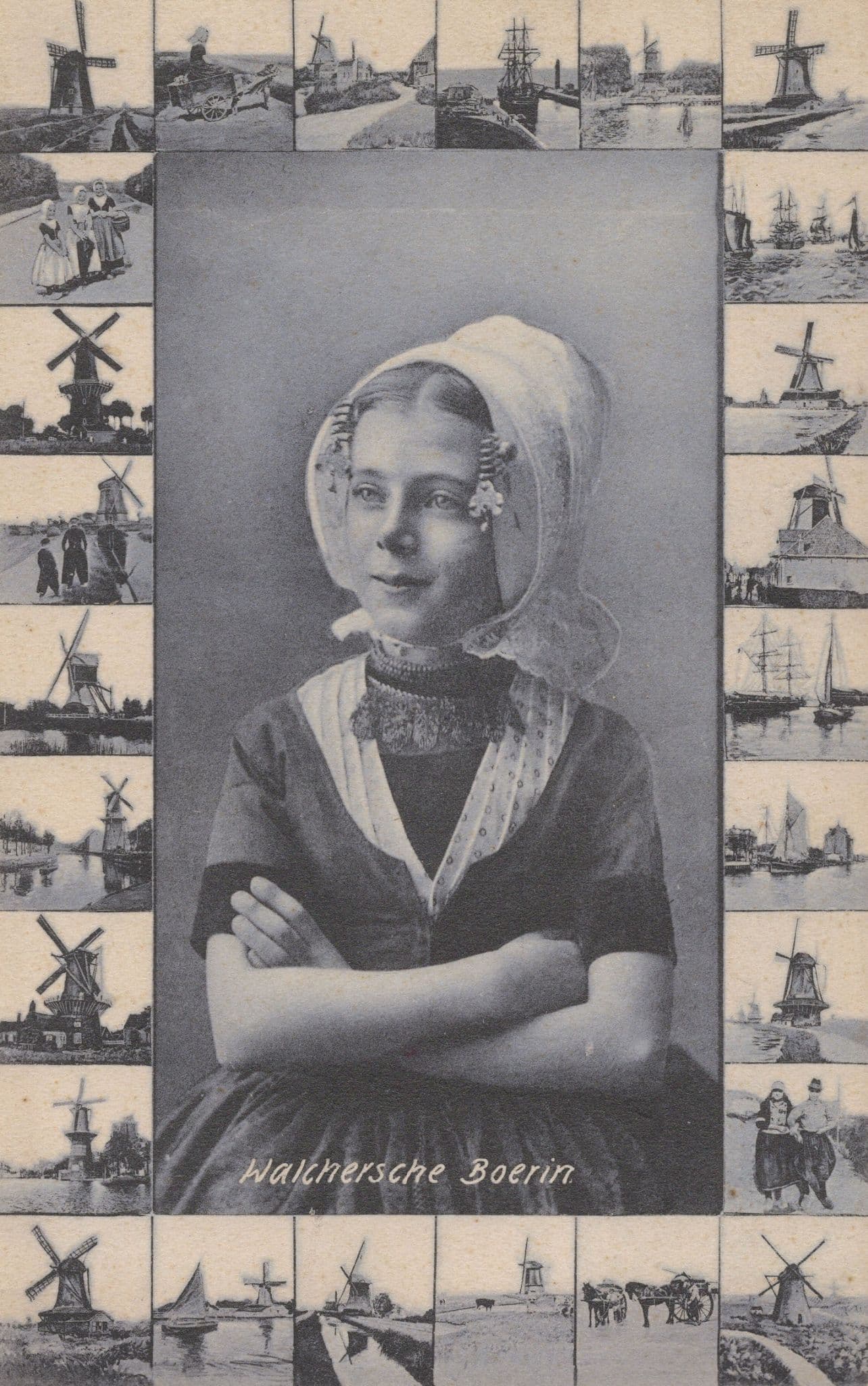 Walchensee Walchersche Boerin Old German Fashion Postcard