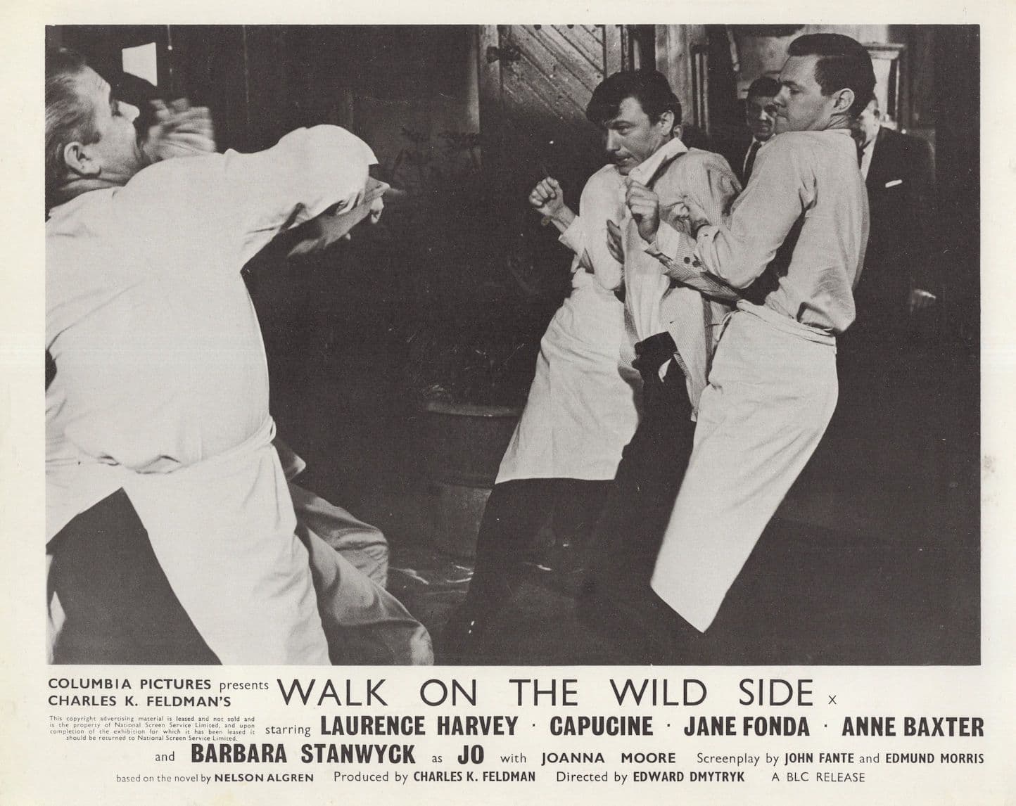 Walk On The Wild Side Jane Fonda Barbara Stanwyck Lobby Card