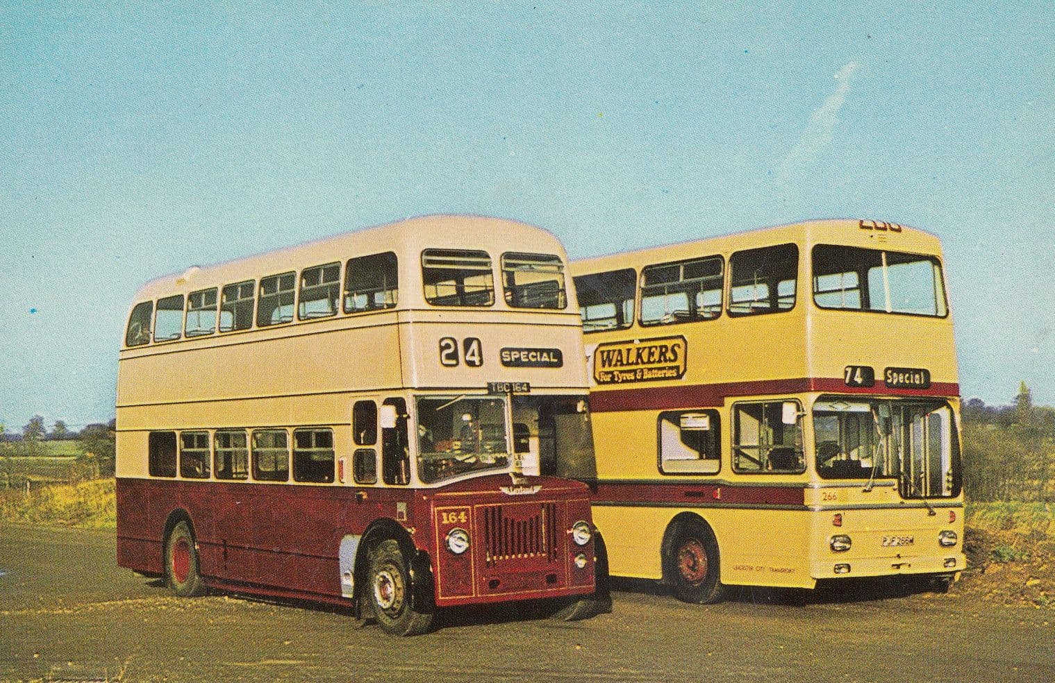Walkers Crisps Leicester Bus 1970s Advertising Postcard